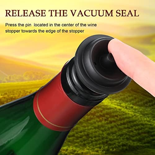 Honoson 18 Pcs Bottle Stoppers Vacuum Pump Set Air Remover Preserver