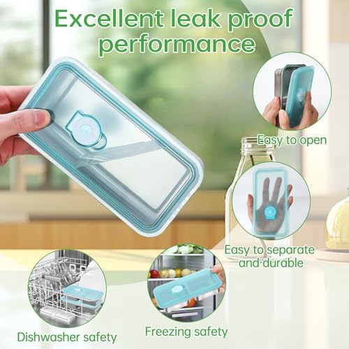 Stainless Steel Snack Containers, 6-Pack Reusable Grab and Go