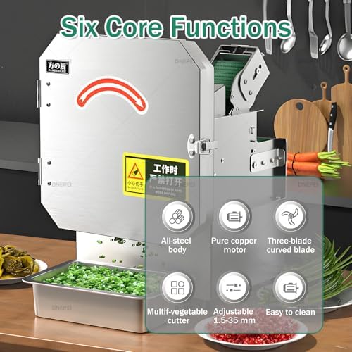 Heavy-Duty Commercial Vegetable Slicer, 200W, 150-300kg/Hour