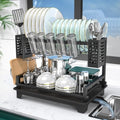 B-Land 2-Tier Dish Drying Rack for Kitchen Counter
