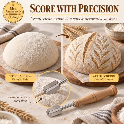 Mrs. Anderson's Baking Artisan Bread Lame, 15 Blades
