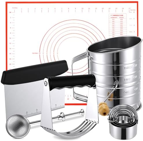 10 Pcs Pastry Biscuit Cutter for Baking Set Stainless Steel