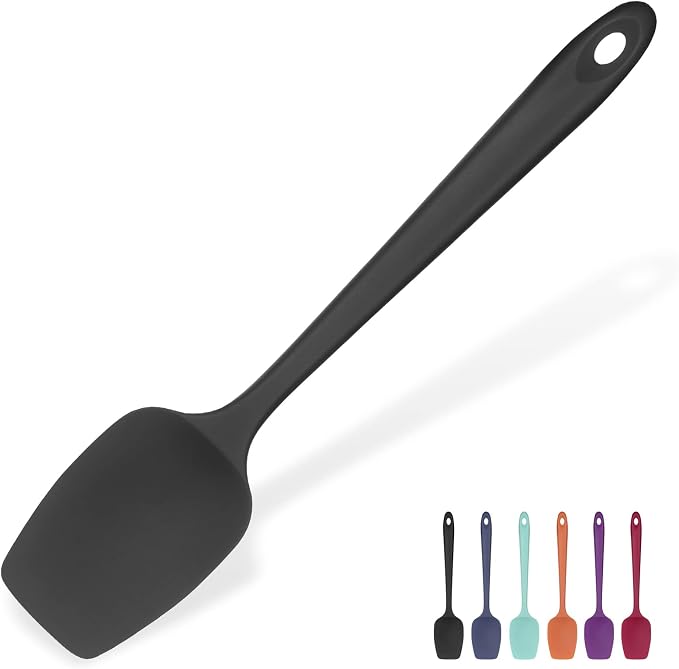 Heat Resistant Silicone Spoon Spatula: U-Taste 600ºF High Heat Flexible 11.38in by U-Taste