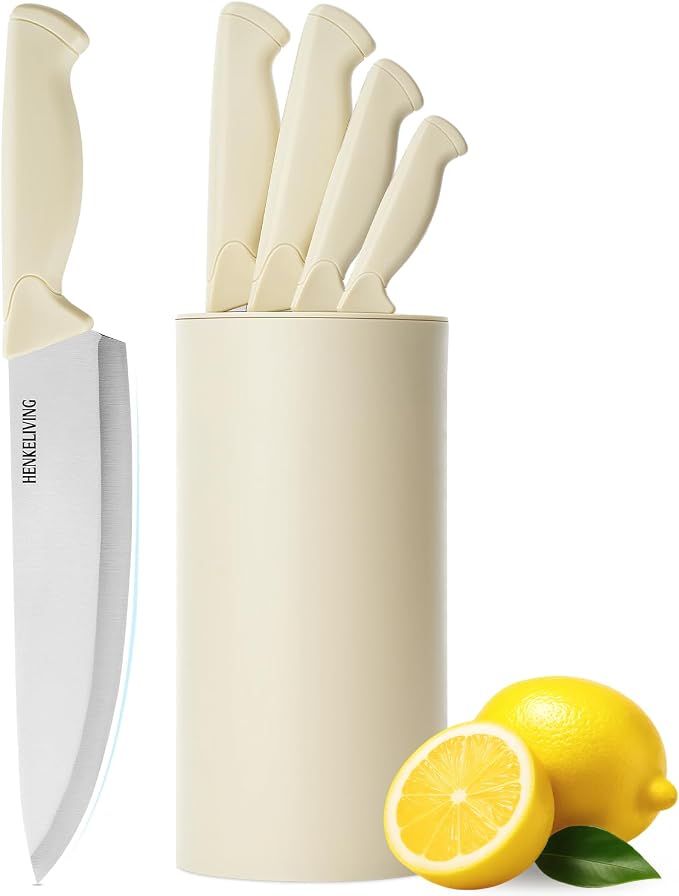 Knife Set, 6-Piece Kitchen Knife Set, German High Carbon Stainless Steel by Unknown