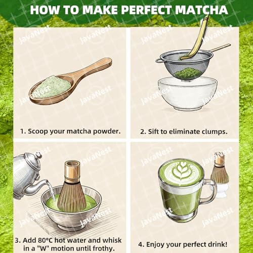 Matcha Bowl Set with Whisk Holder, 560ml Ceramic Chawan