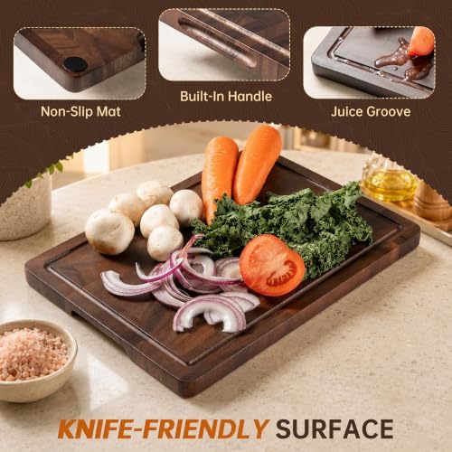 Walnut Wood Cutting Board Set