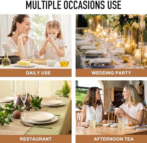 21 Pcs Black Silverware Set with Organizer