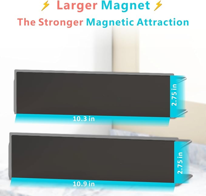 Magnetic Spice Rack For Refrigerator, Space Saving Magnetic Shelf For Fridge - Image 6