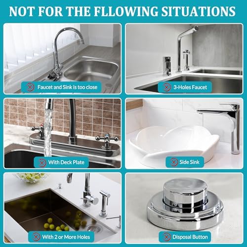 Faucet Mat for Kitchen Sink, Silicone Faucet Handle Drip Catcher Tray