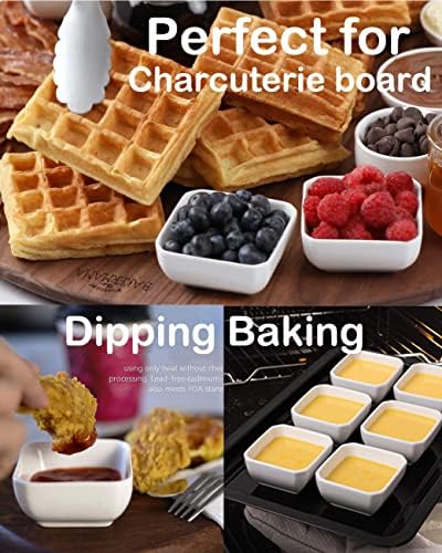 Taeochiy 12 Pack Ceramic Dipping Bowls, 3 Oz Soy Sauce Dish, Small Dip