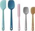 Redfly Silicone Spatula Set, 5 Piece Food Grade Silicone Cooking Utensils Set by Redfly