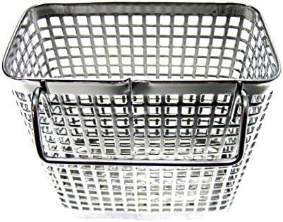 Small Square Stainless Steel Perforated Cutlery Basket Sink Rack