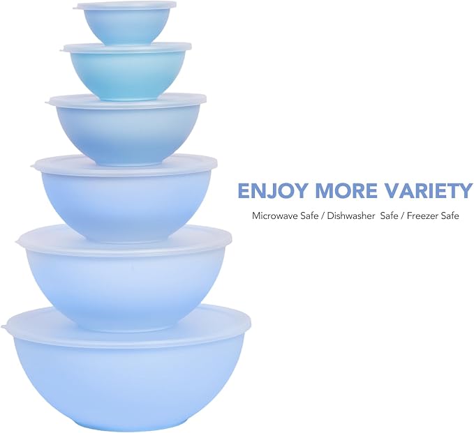 BoxedHome BPA Free Plastic Round Mixing Bowl - Image 2