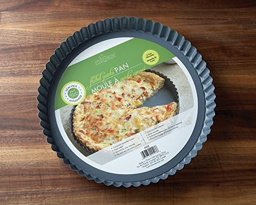 Fox Run Non-Stick 9-Inch Round Tart and Quiche Pan with Removable