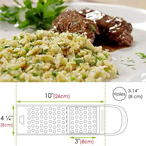 Stainless Steel Spaetzle Maker Spaetzle Noodle Dumpling Maker with