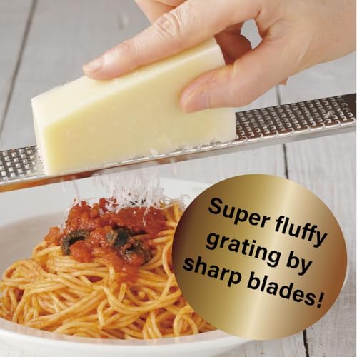 Cheese Grater Handheld, Made in Japan, Stainless Steel
