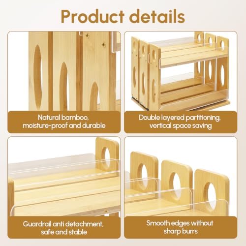 Spice Organization for Cabinet, Kitchen Pull Out Spice Rack Organizer