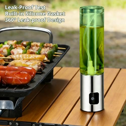 2-Pack Oil Sprayers with Funnel and Brush, 3.4oz