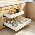bop 2 Pack Pull Out Cabinet Organizer, Adjustable Width 11.4"-18.5"