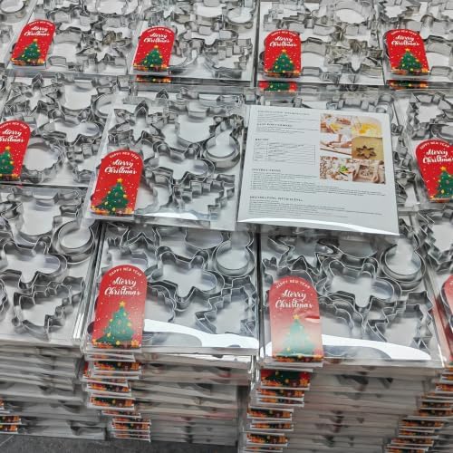 MrCookie 4" Stainless Steel Cookie Cutters Set