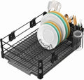 Simple Houseware Dish Drying Rack, Black