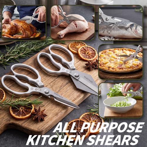 Kitchen Scissors, Kitchen Shears, Sharp Meat Cutting Scissor