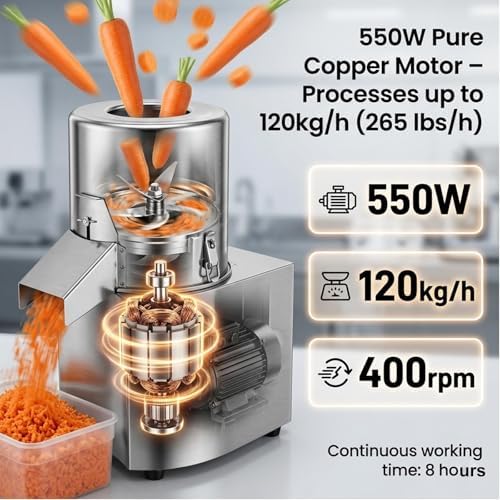 Puerto Rican Pasteles Machine, Electric Food Processor, 550W