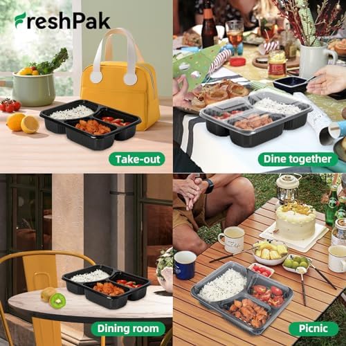 40 Pack 38oz Meal Prep Containers - Shrink Wrap Ready To Use