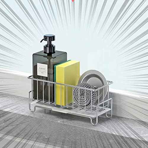 Kitchen Countertop Sponge Holder, SUS 304 Stainless Steel