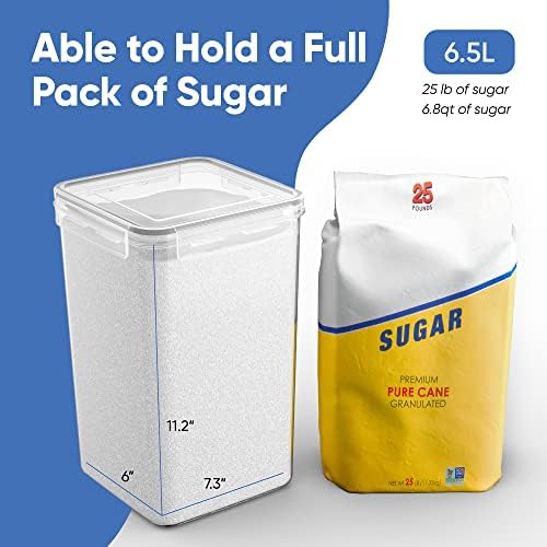 Chef's Path Airtight Storage Containers, 2-Pack, 6.5L