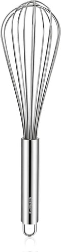 NileHome Stainless Steel Whisk 10" Kitchen Whisk Wisking Tool Kitchen Wisk Wire by NileHome