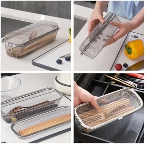 Dishwasher Basket,18/8 Stainless Steel Dishwasher Basket for Small