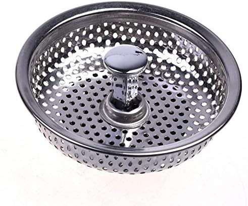 Pack of 2 Kitchen Sink Drain Strainer Basket and Stopper
