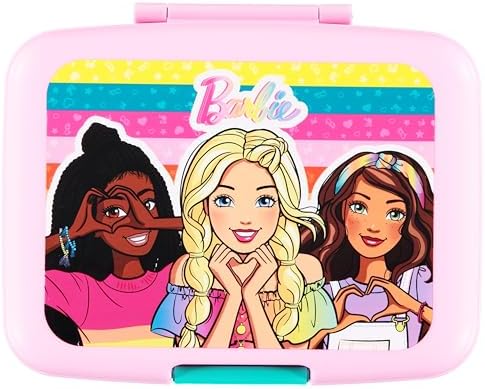 AI ACCESSORY INNOVATIONS Barbie 4 Compartment Bento Lunch Box for