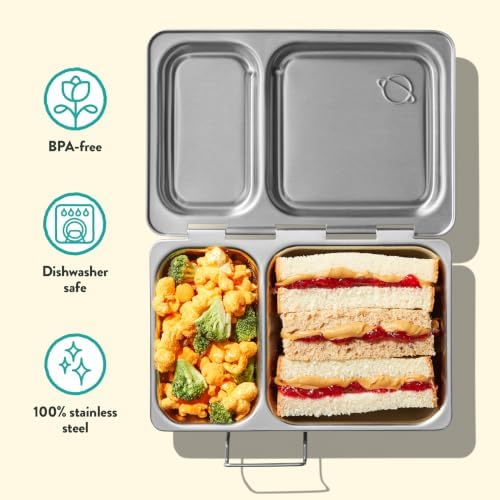 PlanetBox Recycled Shuttle Stainless Steel Lunch Box