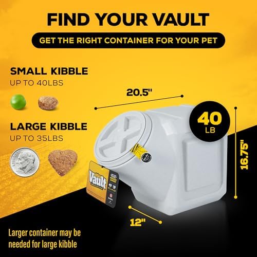 Vittles Vault Airtight Stackable Pet Food Storage Container, Up to