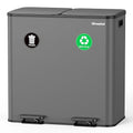 Lovewind Trash Can, 2 x 10.5 Gallon Garbage Can by LOVEWIND