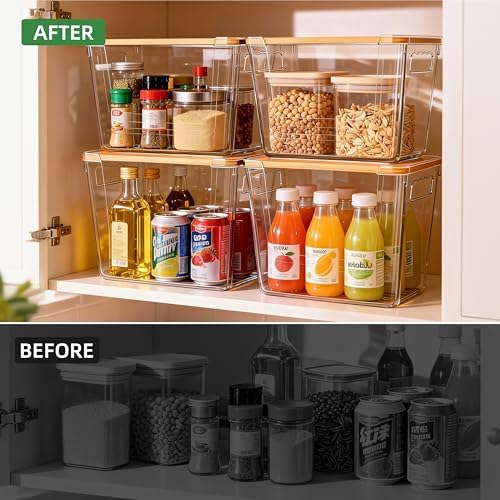 4 Pack Pantry Storage Containers for Onions and Potatoes