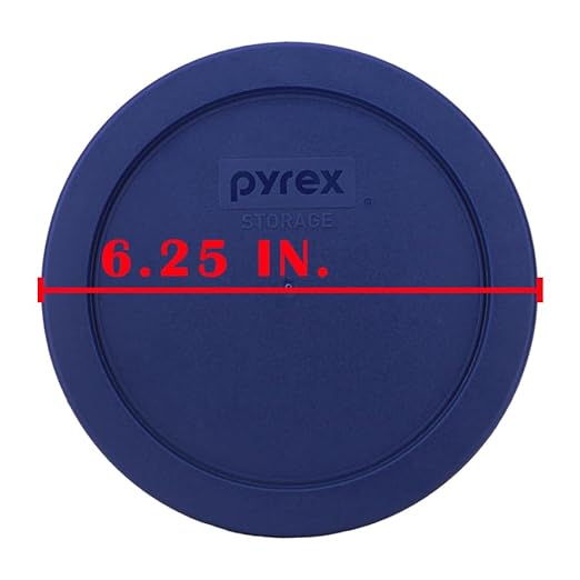Pyrex 7201-PC 4 Cup Blue Food Storage Replacement Lid - Image 7