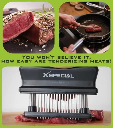 XSpecial 48-Blade Stainless Steel Meat Tenderizer