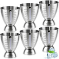 1 oz 6 oz 6 Set Bell Jigger 304 Stainless Steel Cocktail Measuring