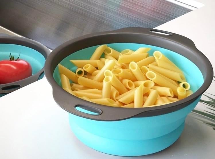 Set of 3 Niklye Ultimate Kitchen Strainers—1×10” & 2×12” Collapsible