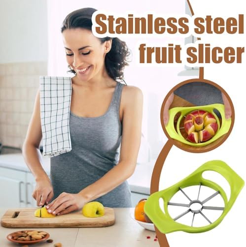 Apples Corer, 8/12 Pieces Stainless Steel Blades Apples Slicer