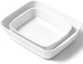 HOMBENE Casserole Dish Set for 2, Ceramic Baking Pan, Ceramic Baking Dish by HOMBENE