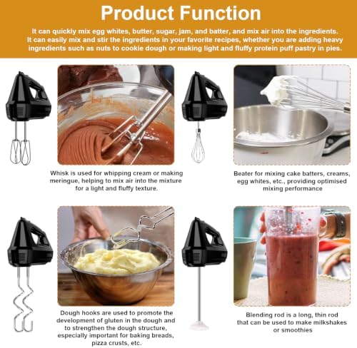 Mixer Accessories Beaters Whisk Fit for Black and Decker Hand Held