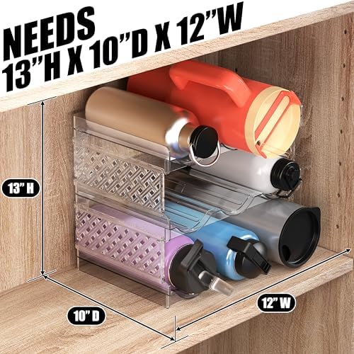 Simple Houseware Water Bottle Storage Organizer (Fits Stanley 40 oz)