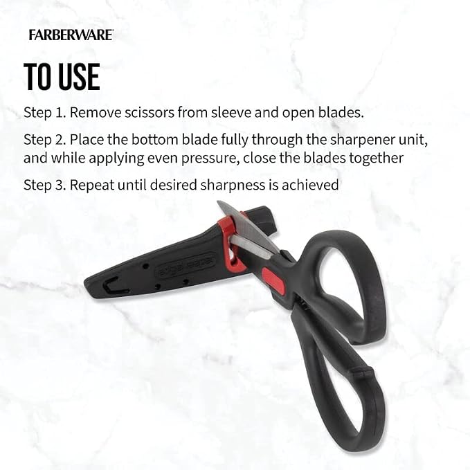Farberware Self-Sharpening Stainless Steel All-Purpose Shears - Image 6