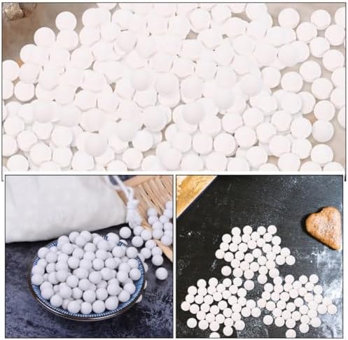 Uonlytech Reusable Ceramic Baking Beans 800g White Clay for Blind