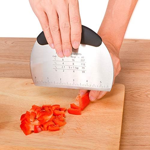 Dough Pastry Bench Cutter Scraper Kitchen Bakeware, Stainless Steel