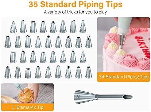 Kootek Piping Bags and Tips Set